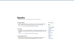 Desktop Screenshot of bpasien.blogg.se