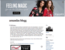 Tablet Screenshot of amandasigfridssons.blogg.se