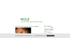 Desktop Screenshot of mdle.blogg.se