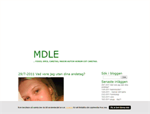 Tablet Screenshot of mdle.blogg.se