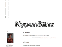 Tablet Screenshot of nyponstina.blogg.se