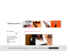 Tablet Screenshot of mimmisbloppis.blogg.se