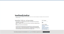 Desktop Screenshot of innebandytankar.blogg.se