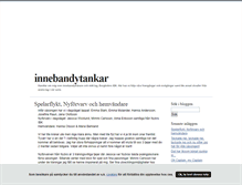 Tablet Screenshot of innebandytankar.blogg.se