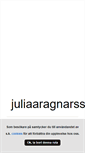 Mobile Screenshot of juliaaragnarsson.blogg.se