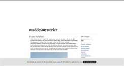 Desktop Screenshot of maddesmysterier.blogg.se