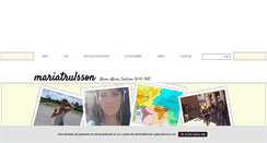 Desktop Screenshot of mariatrulsson.blogg.se