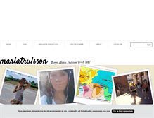 Tablet Screenshot of mariatrulsson.blogg.se