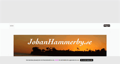 Desktop Screenshot of johanhammerby.blogg.se