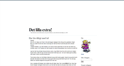 Desktop Screenshot of delillaextra.blogg.se
