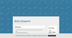 Desktop Screenshot of malindala.blogg.se