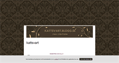 Desktop Screenshot of kattsvart.blogg.se