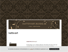 Tablet Screenshot of kattsvart.blogg.se