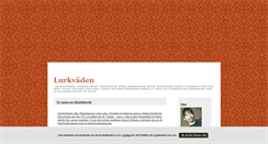 Desktop Screenshot of lurkvaeden.blogg.se
