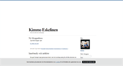 Desktop Screenshot of kimmoeskelinen.blogg.se