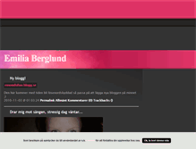 Tablet Screenshot of emiliaberglunds.blogg.se