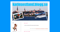 Desktop Screenshot of karinsestland.blogg.se