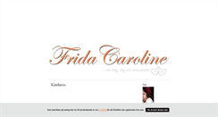 Desktop Screenshot of fridacaroline.blogg.se