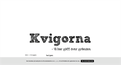 Desktop Screenshot of kvigorna.blogg.se