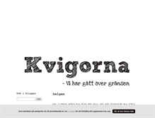 Tablet Screenshot of kvigorna.blogg.se