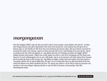 Tablet Screenshot of morgongavan.blogg.se