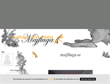 Tablet Screenshot of majfluga.blogg.se