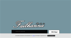 Desktop Screenshot of failhanna.blogg.se
