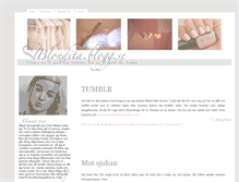 Tablet Screenshot of blondita.blogg.se