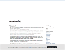 Tablet Screenshot of minacollie.blogg.se