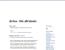 Tablet Screenshot of divfem.blogg.se