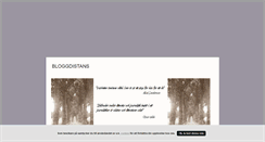 Desktop Screenshot of bloggdistans.blogg.se