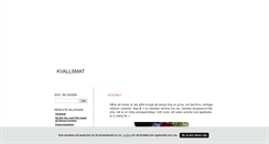 Desktop Screenshot of kvallsmat.blogg.se