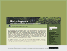 Tablet Screenshot of minireningsverk.blogg.se