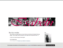 Tablet Screenshot of isabeln.blogg.se
