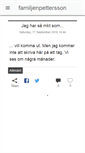 Mobile Screenshot of familjenpettersson.blogg.se