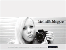 Tablet Screenshot of mellislife.blogg.se
