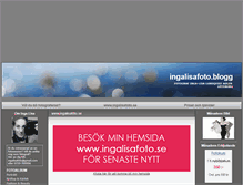 Tablet Screenshot of ingalisafoto.blogg.se