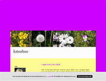 Tablet Screenshot of lotsofme.blogg.se