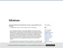 Tablet Screenshot of btknissan.blogg.se