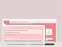 Tablet Screenshot of langtanefterbarn.blogg.se