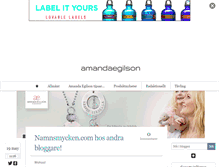 Tablet Screenshot of amandaegilson.blogg.se