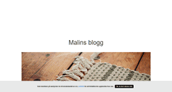 Desktop Screenshot of malinwahl.blogg.se