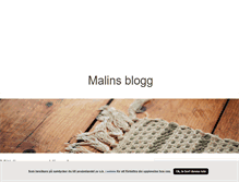 Tablet Screenshot of malinwahl.blogg.se