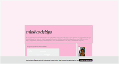 Desktop Screenshot of misshandeltips.blogg.se