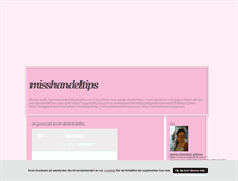 Tablet Screenshot of misshandeltips.blogg.se