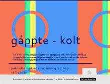 Tablet Screenshot of gapptekolt.blogg.se