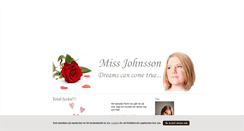 Desktop Screenshot of missjohnsson.blogg.se