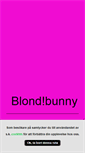 Mobile Screenshot of blondbunny.blogg.se