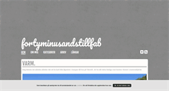 Desktop Screenshot of fortyminusandstillfab.blogg.se