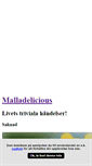 Mobile Screenshot of malladelicious.blogg.se
